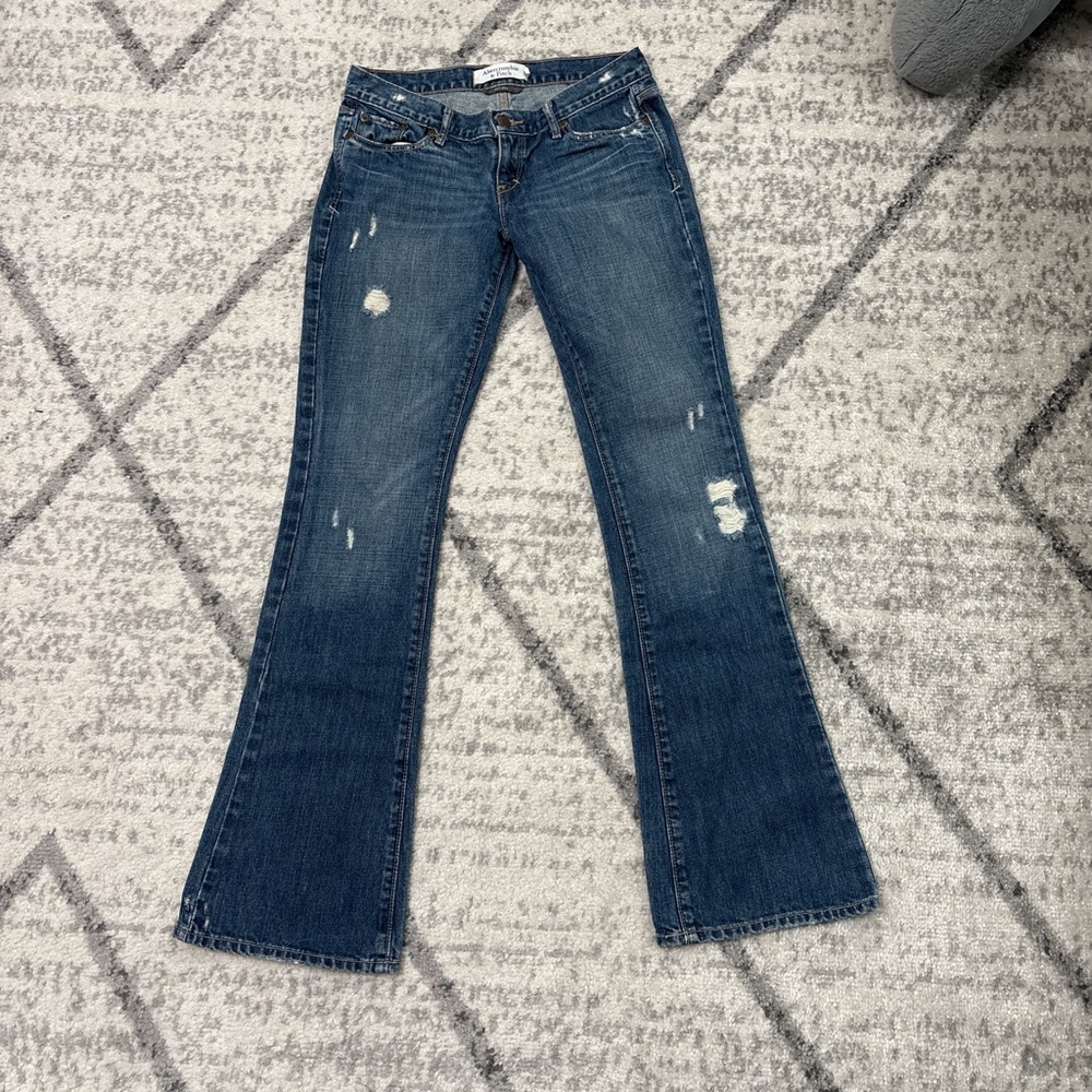 Y2K Abercrombie low rise flare jeans